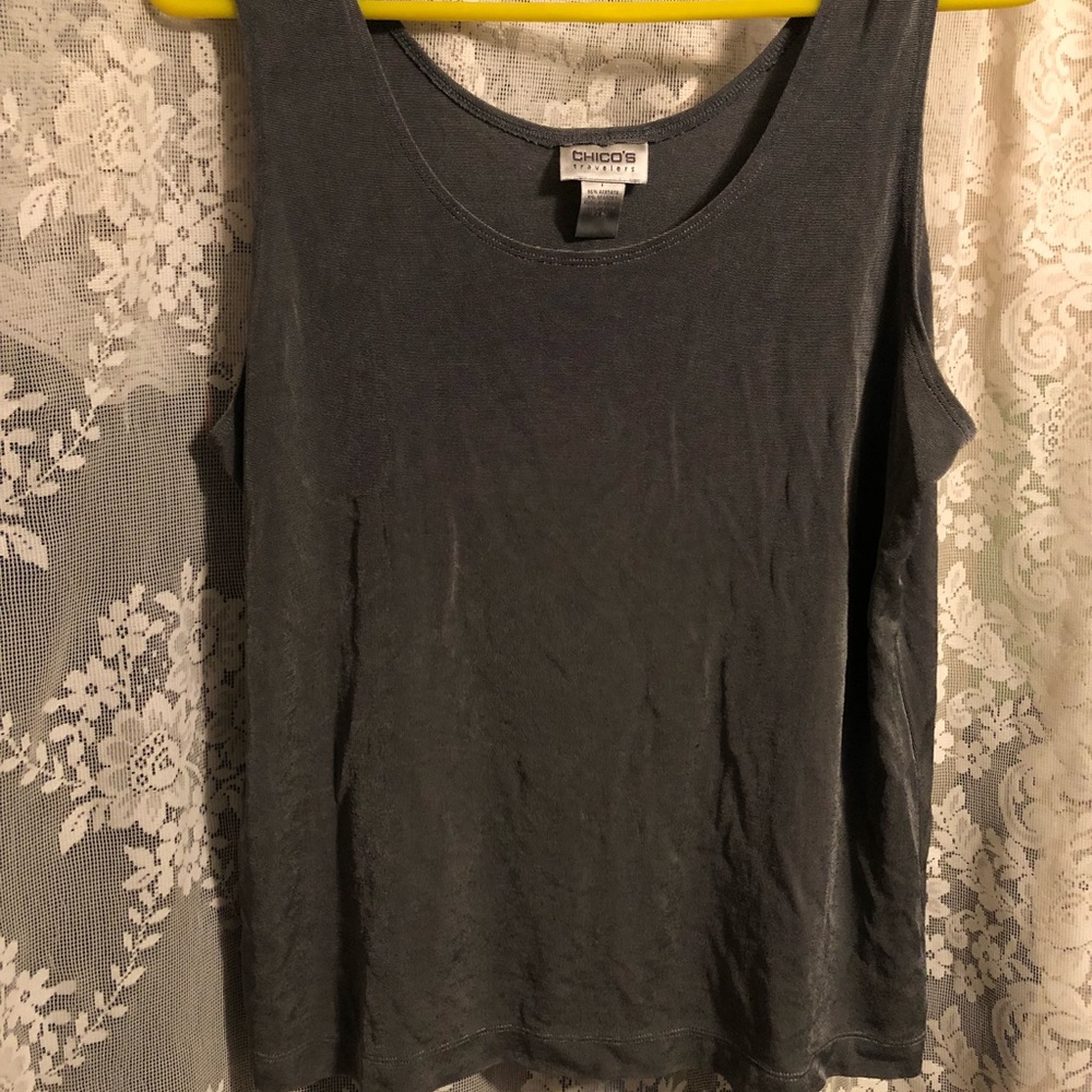 ⭕️ 3 for 15$⭕️ Gray/silver tank top